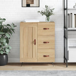 Dressoir 69,5X34X90 Cm Bewerkt Hout Kleurig
