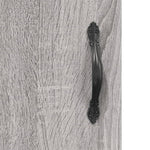 Dressoir 69,5X34X90 Cm Bewerkt Hout Eikenkleurig