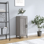 Dressoir 34,5X34X90 Cm Bewerkt Hout Bruin Eikenkleur