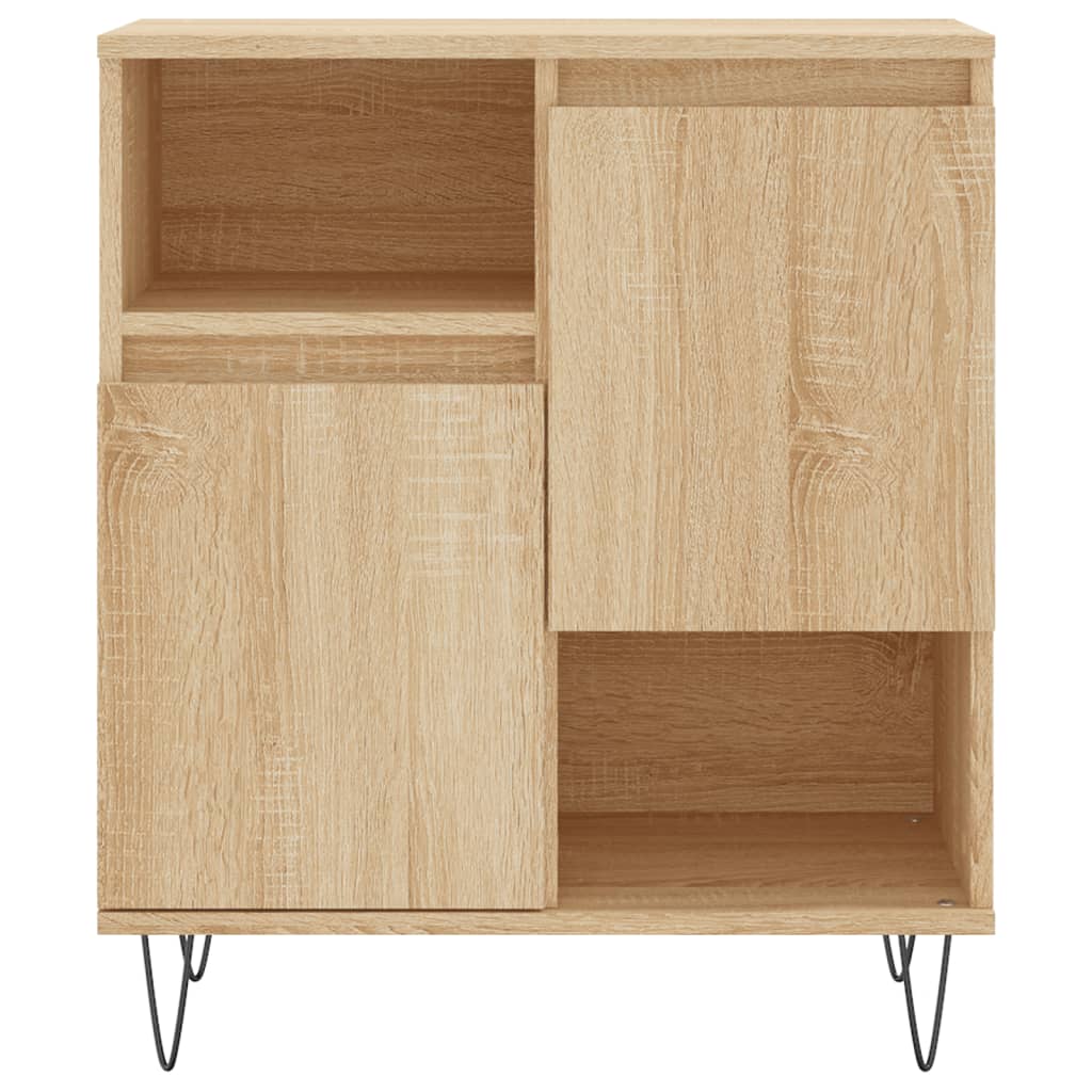 Dressoir 60X35X70 Cm Bewerkt Hout Kleurig