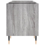 Platenkast 121X38X48 Cm Bewerkt Hout Eikenkleurig