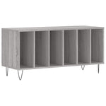 Platenkast 100X38X48 Cm Bewerkt Hout Eikenkleurig