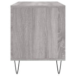 Platenkast 100X38X48 Cm Bewerkt Hout Eikenkleurig
