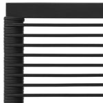 3-Delige Loungeset Met Kussens Poly Rattan Zwart En Grijs