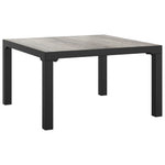 3-Delige Loungeset Met Kussens Poly Rattan Zwart En Grijs