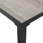 7-Delige Loungeset Poly Rattan Zwart En Grijs