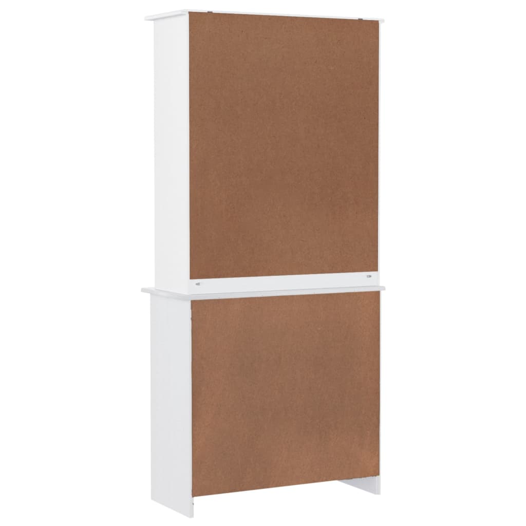Hoge Kast Alta 77X35X165 Cm Massief Grenenhout