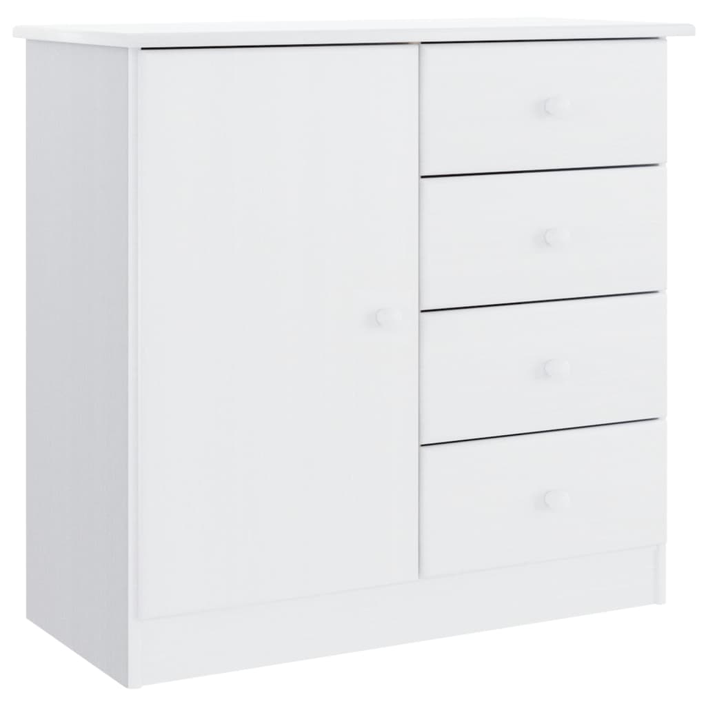 Hoge Kast Alta 77X35X165 Cm Massief Grenenhout