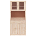 Hoge Kast Alta 77X35X165 Cm Massief Grenenhout