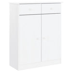 Hoge Kast Alta 77X35X188 Cm Massief Grenenhout