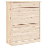 Hoge Kast Alta 77X35X188 Cm Massief Grenenhout