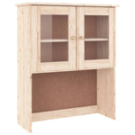 Hoge Kast Alta 77X35X188 Cm Massief Grenenhout