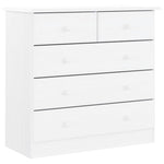 Hoge Kast Alta 77X35X165 Cm Massief Grenenhout