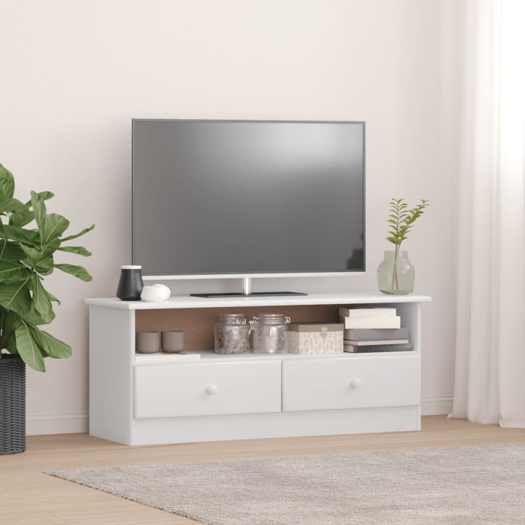 Tv-Meubel Met Lades Alta 00X35X4 Cm Massief Grenenhout