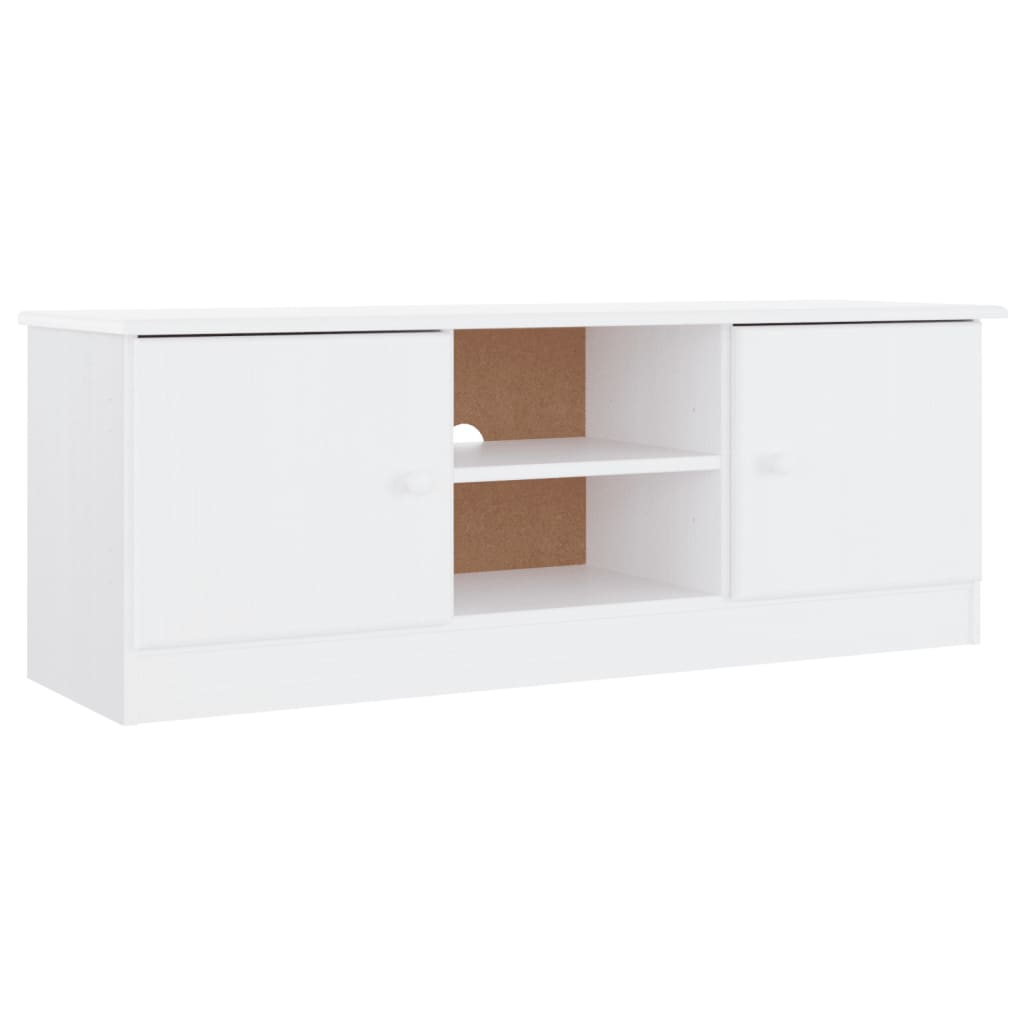 Tv-Meubel Alta 2X35X4 Cm Massief Grenenhout