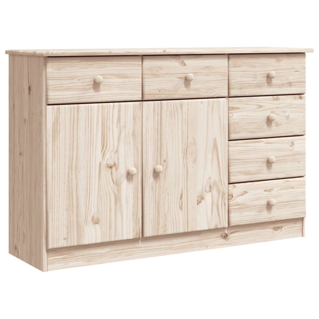 Dressoir Alta 112X35X73 Cm Massief Grenenhout