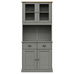 Hoge Kast Vigo 78X40X175 Cm Massief Grenenhout