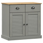 Hoge Kast Vigo 78X40X175 Cm Massief Grenenhout