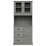 Hoge Kast Vigo 78X40X175 Cm Massief Grenenhout