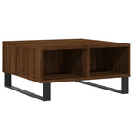 Salontafel 60X60X30 Cm Bewerkt Hout