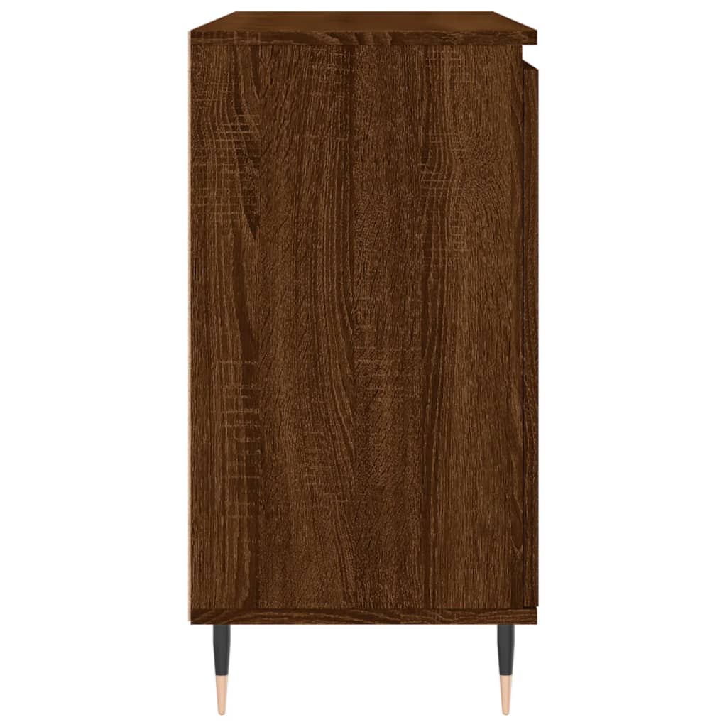 Dressoir 104X35X70 Cm Bewerkt Hout Bruin Eikenkleur