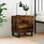 Nachtkastjes 40X35X47,5 Cm Bewerkt Hout Eiken