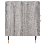 Nachtkastje 40X40X50 Cm Bewerkt Hout Eikenkleurig