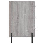 Nachtkastje 40X40X66 Cm Bewerkt Hout Eikenkleurig