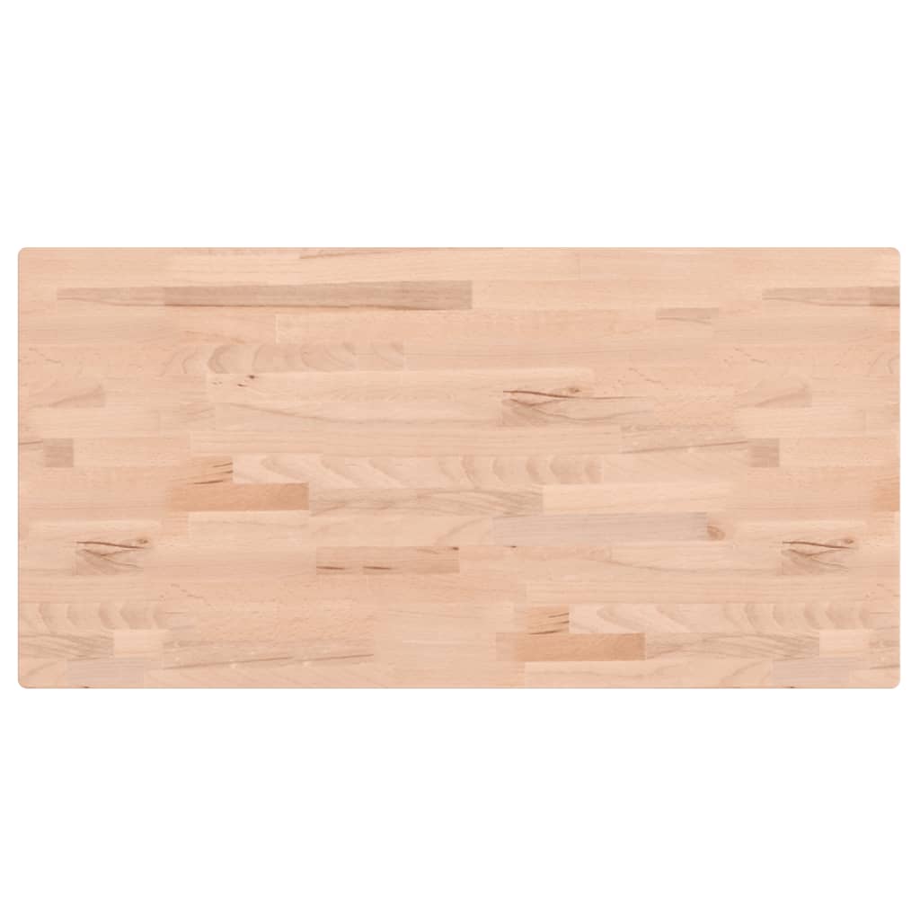 Tafelblad Rechthoekig 80X40X1,5 Cm Massief Beukenhout