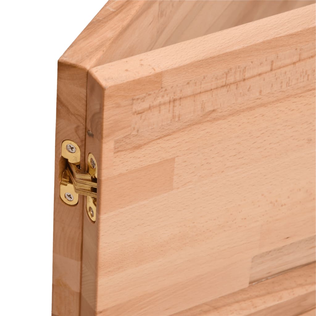 Werkbank 180X55X81,5 Cm Massief Beukenhout En Metaal