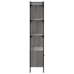 Boekenkast Met Deuren 76,5X30X154,5 Cm Hout Eiken