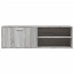 Tv-Meubel 120X34X37 Cm Bewerkt Hout Grijs Sonoma Eikenkleurig