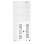 Hoge Kast 69,5X34X180 Cm Bewerkt Hout