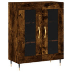 Hoge Kast 69,5X34X180 Cm Bewerkt Hout Kleurig