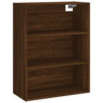 Hoge Kast 69,5X34X180 Cm Bewerkt Hout