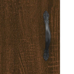 Hoge Kast 69,5X34X180 Cm Bewerkt Hout