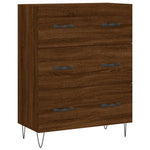 Hoge Kast 69,5X34X180 Cm Bewerkt Hout