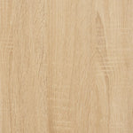 Hoge Kast 69,5X34X180 Cm Bewerkt Hout Kleurig