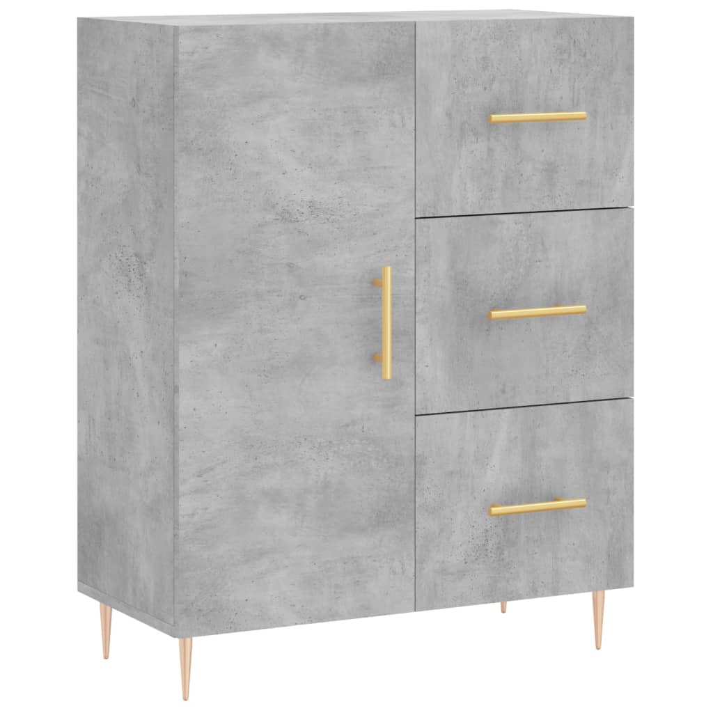 Hoge Kast 69,5X34X180 Cm Bewerkt Hout