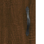 Hoge Kast 69,5X34X180 Cm Bewerkt Hout