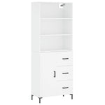 Hoge Kast 69,5X34X180 Cm Bewerkt Hout
