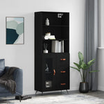 Hoge Kast 69,5X34X180 Cm Bewerkt Hout