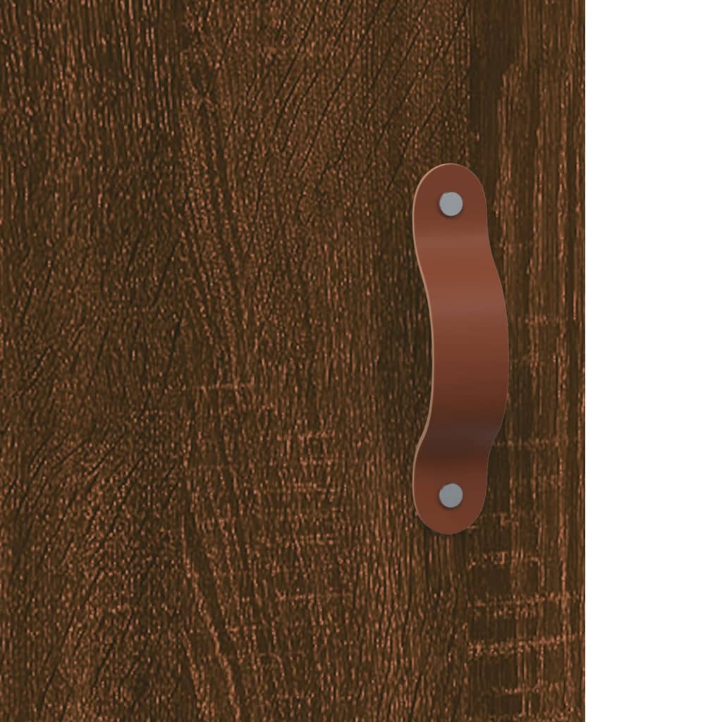 Hoge Kast 69,5X34X180 Cm Bewerkt Hout