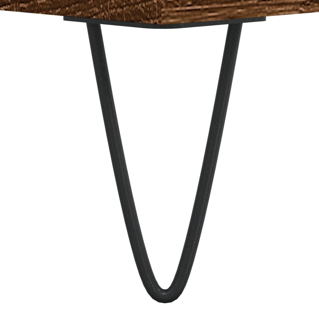 Hoge Kast 69,5X34X180 Cm Bewerkt Hout