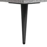 Hoge Kast 69,5X32,5X180 Cm Bewerkt Hout Eikenkleur