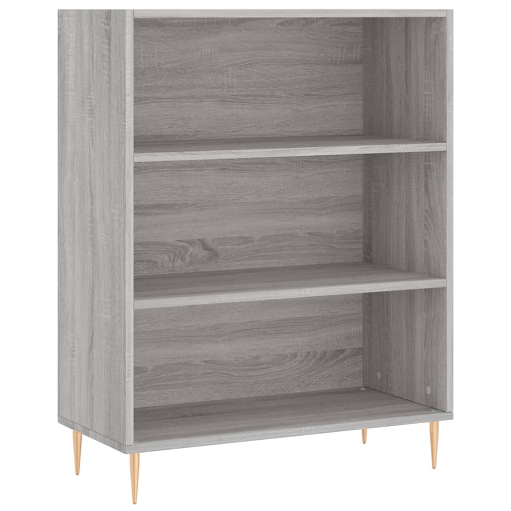 Hoge Kast 69,5X32,5X180 Cm Bewerkt Hout Eikenkleur