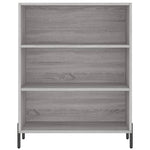 Hoge Kast 69,5X32,5X180 Cm Bewerkt Hout Eikenkleur