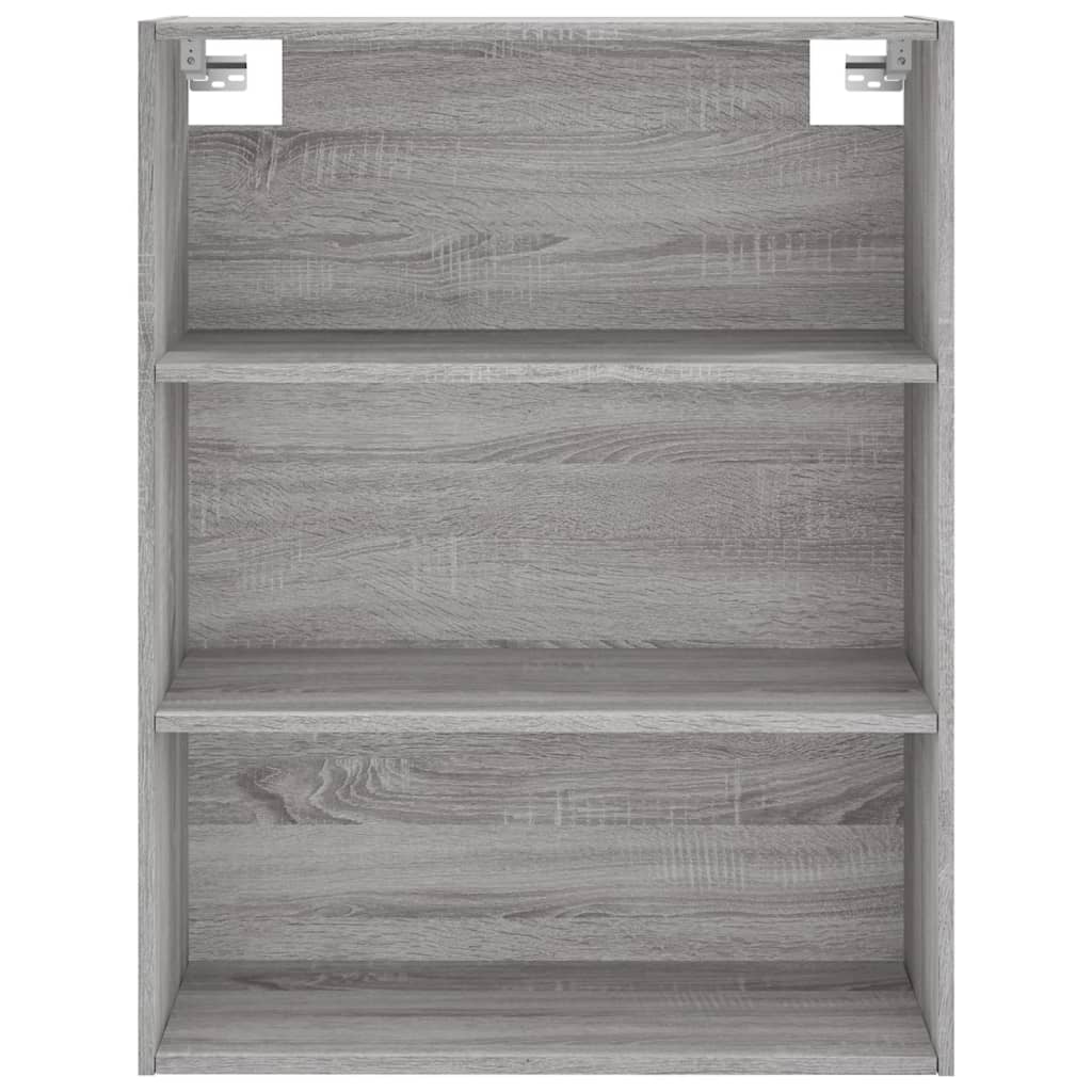 Hoge Kast 69,5X32,5X180 Cm Bewerkt Hout Eikenkleur