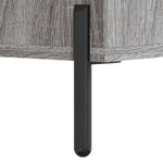 Hoge Kast 69,5X32,5X180 Cm Bewerkt Hout Eikenkleur