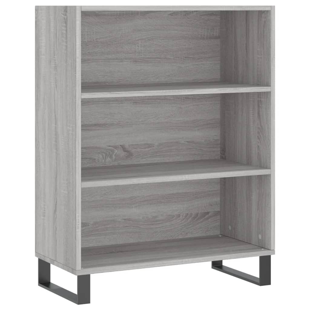 Hoge Kast 69,5X32,5X180 Cm Bewerkt Hout Eikenkleur